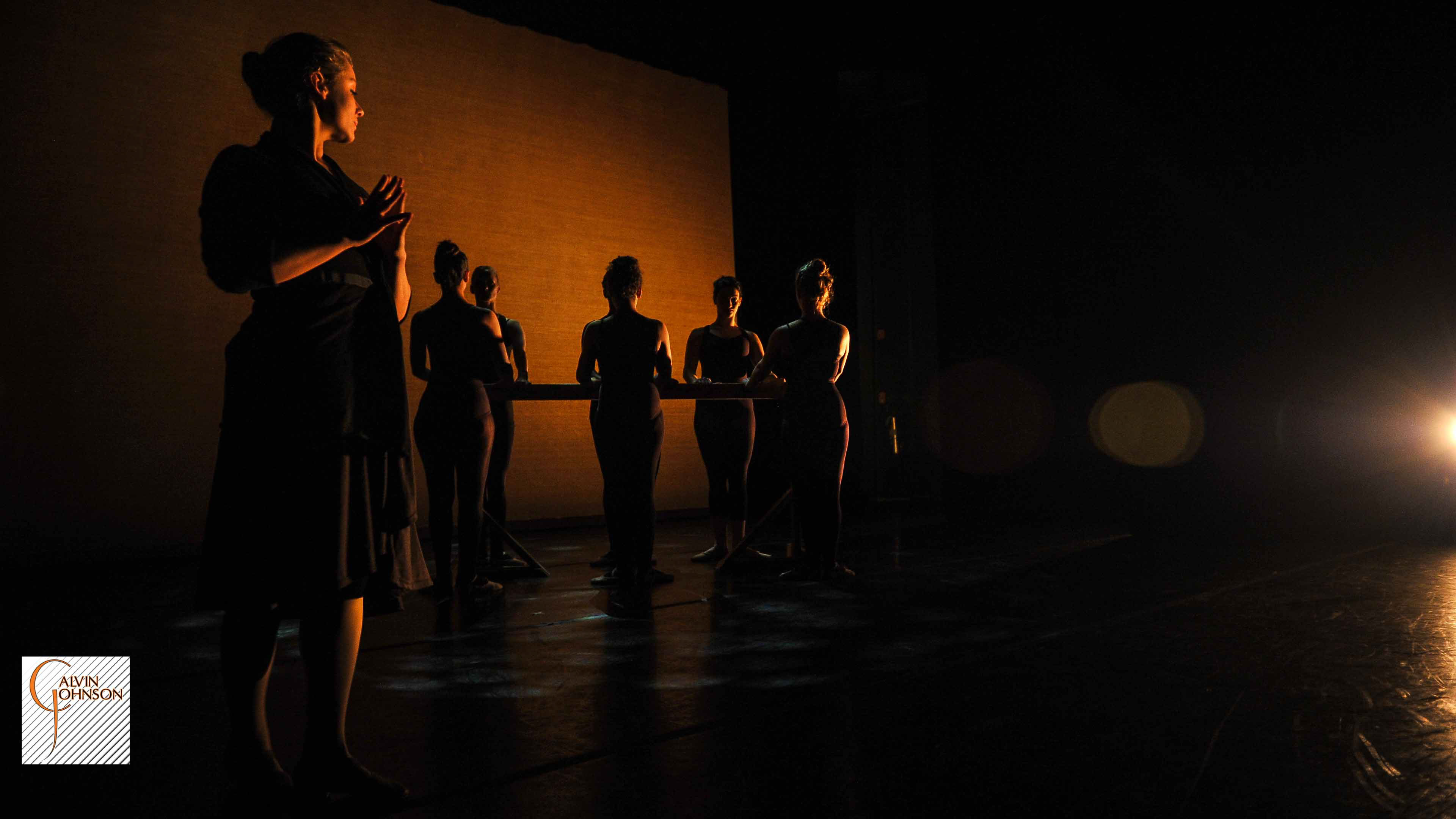 Dance performance at Carnegie Mellon University school of Drama were a male dancer intrudes upon a ballet class of female dancers.