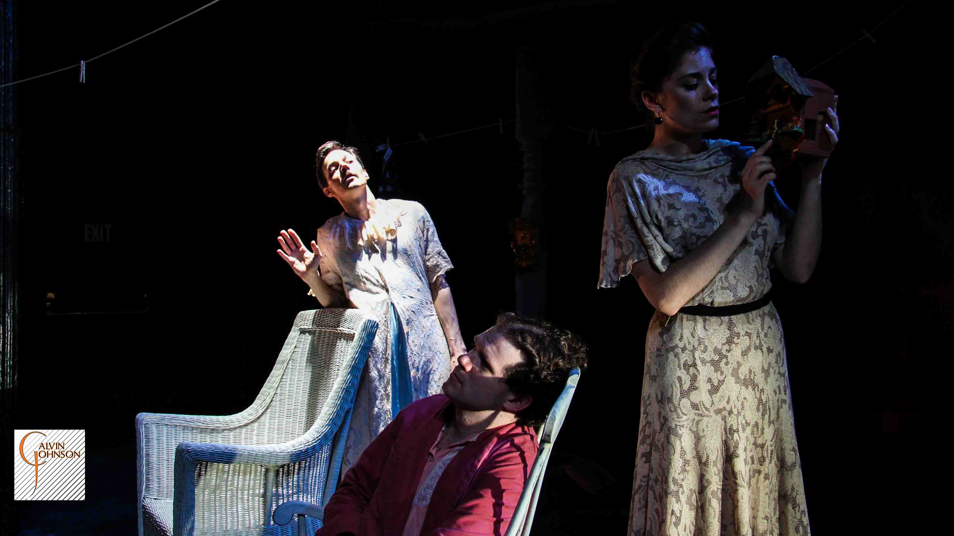 A performance of the play Blind Alley Guy at the Incubator Arts Project in New York City.