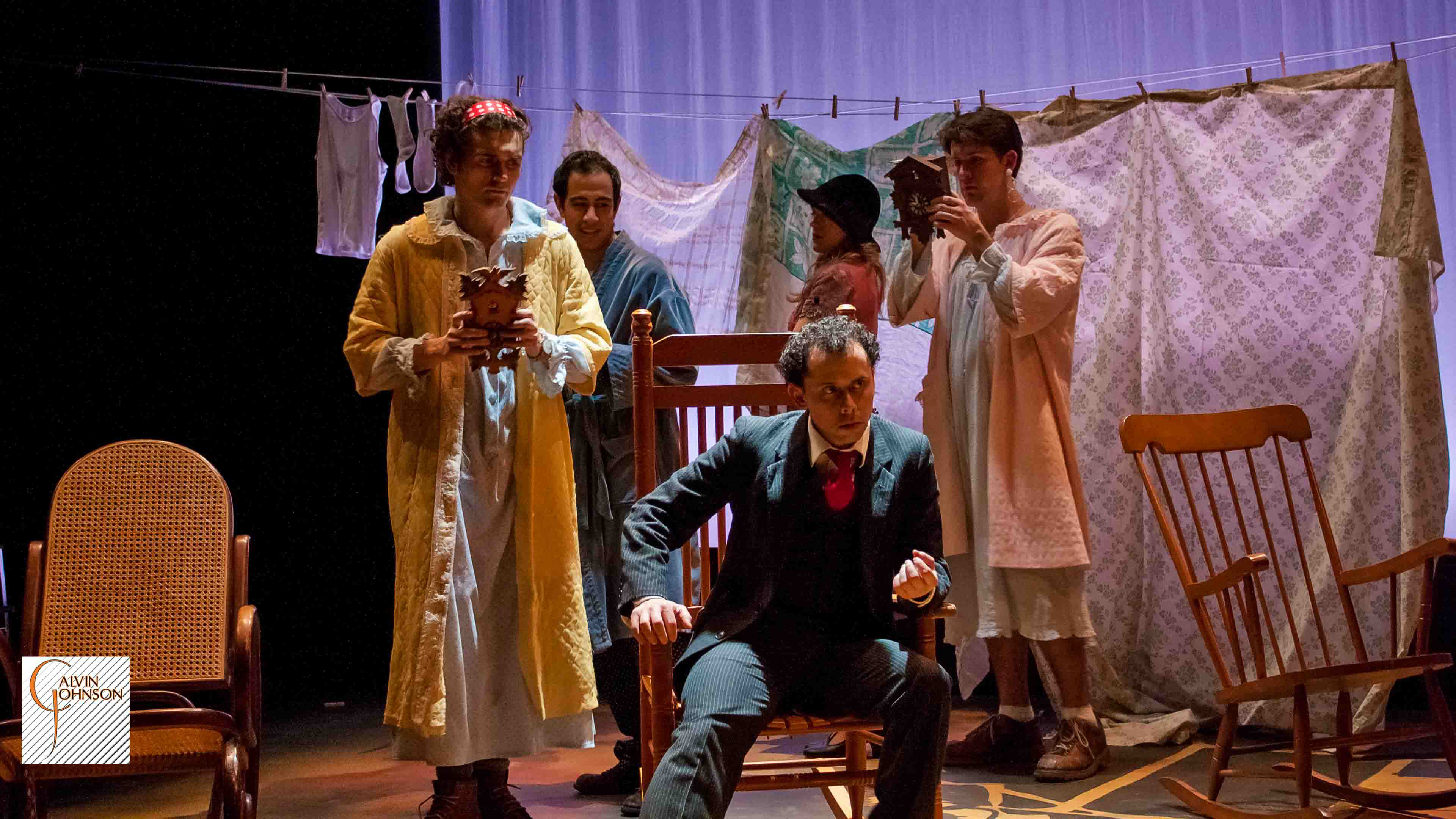 A performance of Eugene O'neil's play "Blind Alley Guy" at Carnegie Mellon University School of Drama.