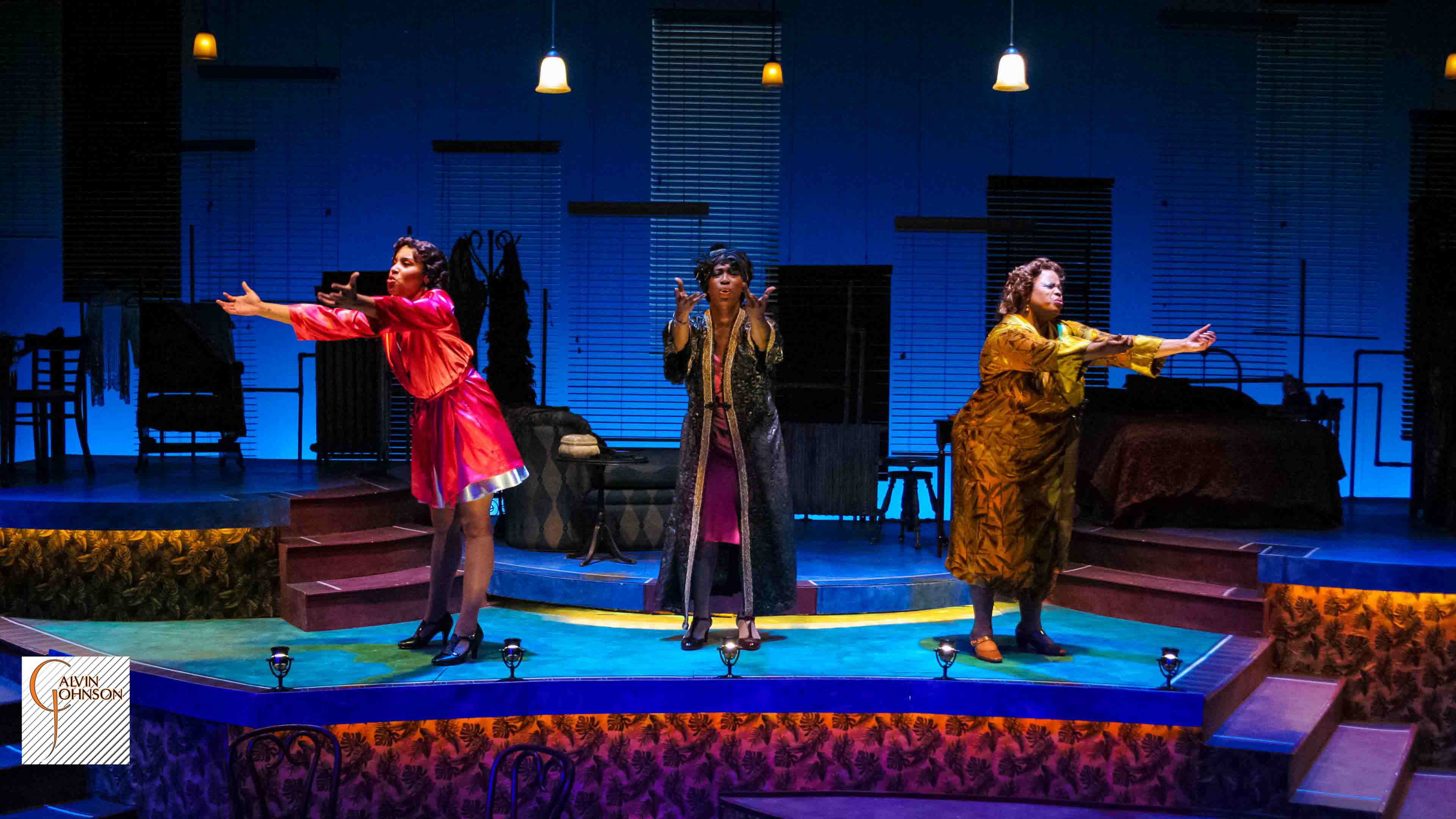 A performance of the musical "Blues in the Night" performed at Theatrical Outfit in Atlanta, GA.