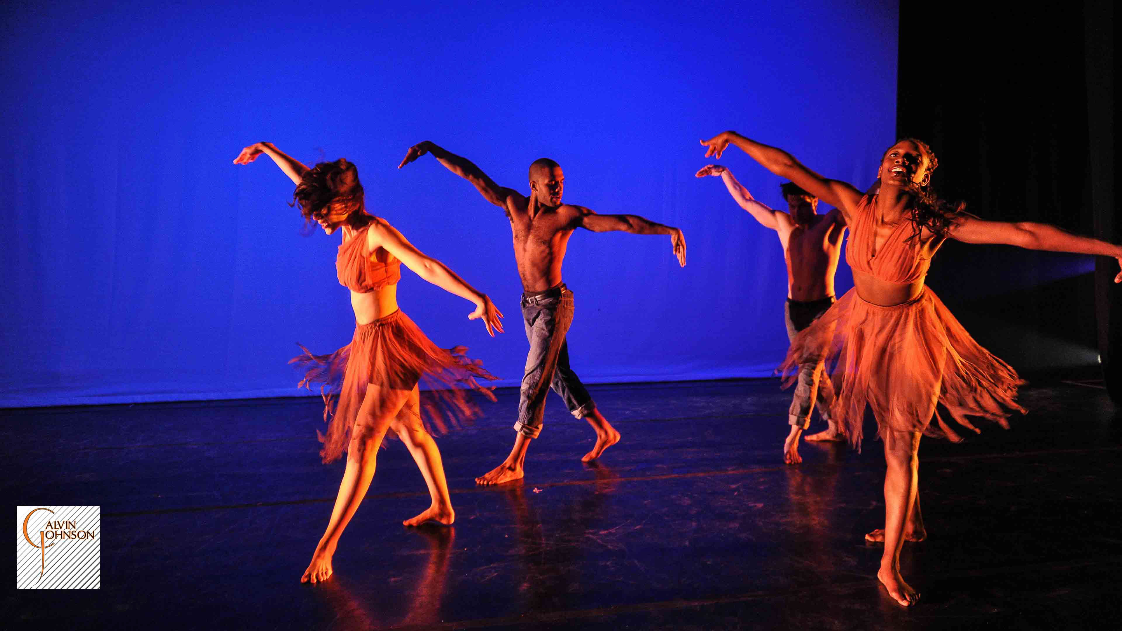 Dance performance at Carnegie Mellon University School of Drama were two couples find love and hapiness through sturggle.