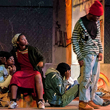 A performance of the play "In The Blood" written by Suzan-Lori Parks as performed at Spelman College in Atlanta, GA.