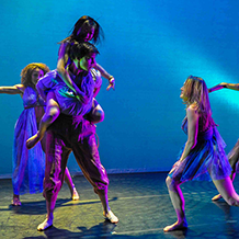 Dance performance at Carnegie Mellon University School of Drama were a male dancer is lured by beautiful mystical sirens into their trap.