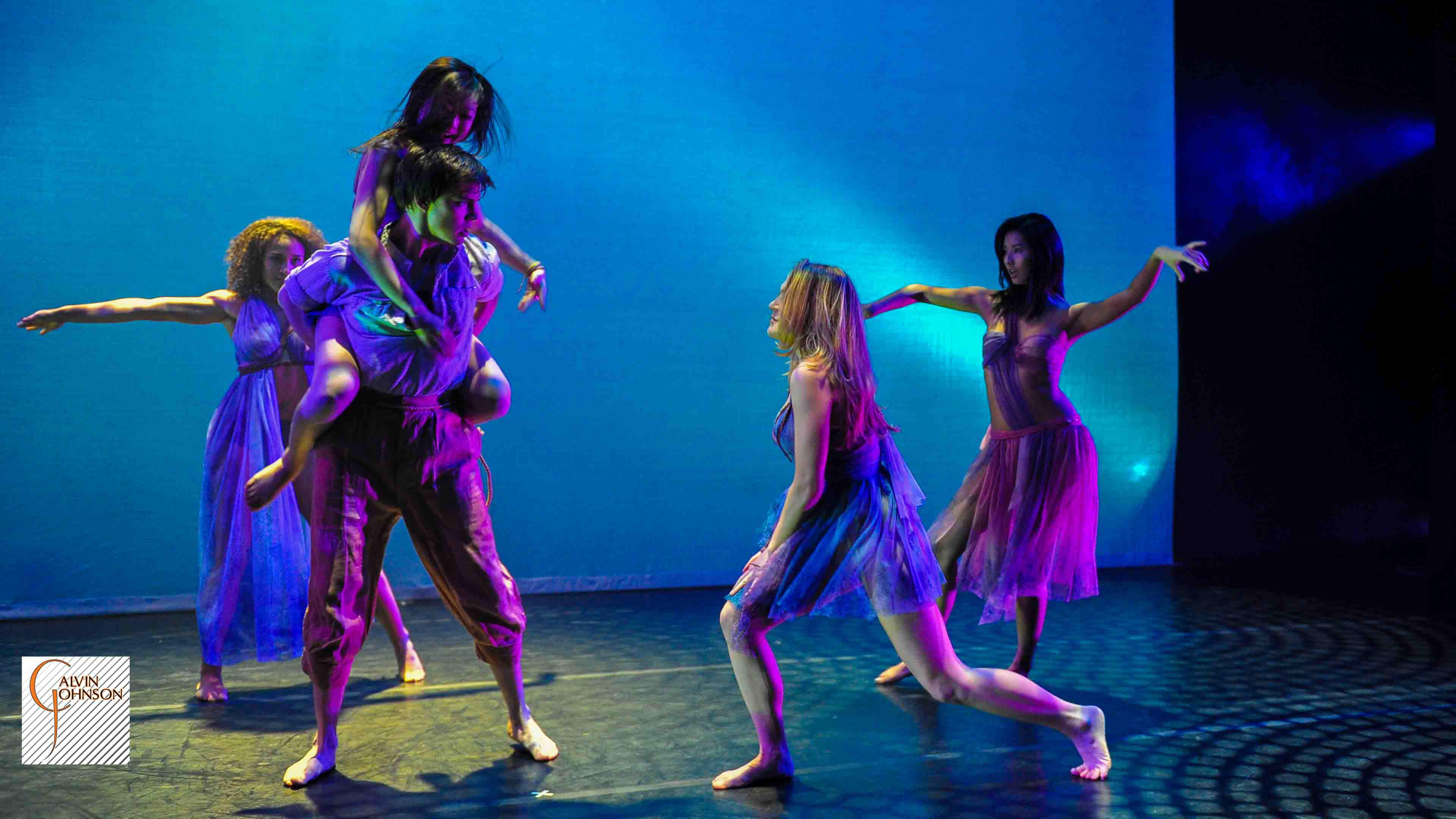 Dance performance at Carnegie Mellon University School of Drama were a male dancer is lured by beautiful mystical sirens into their trap.