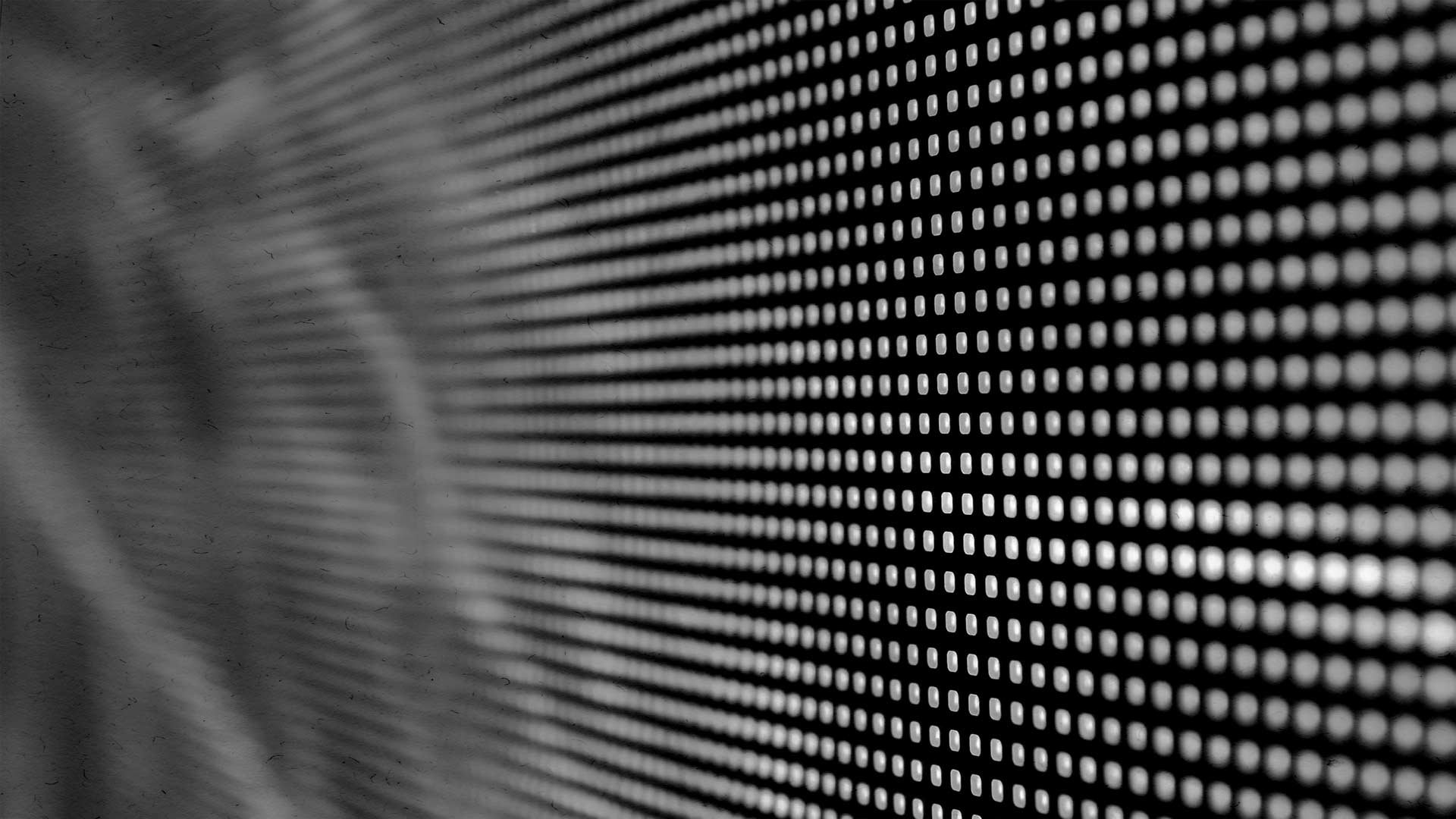Black and White Lo-Res LED Panel Background.