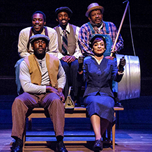 A performance of the play "Miss Ever's Boys" as performed at Fulton County's Southwest Arts Center for True Colors Theatre in Atlanta, GA.