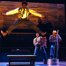 A performance of the play "Miss Ever's Boys" as performed at Fulton County's Southwest Arts Center for True Colors Theatre in Atlanta, GA.