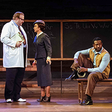 A performance of the play "Miss Ever's Boys" as performed at Fulton County's Southwest Arts Center for True Colors Theatre in Atlanta, GA.