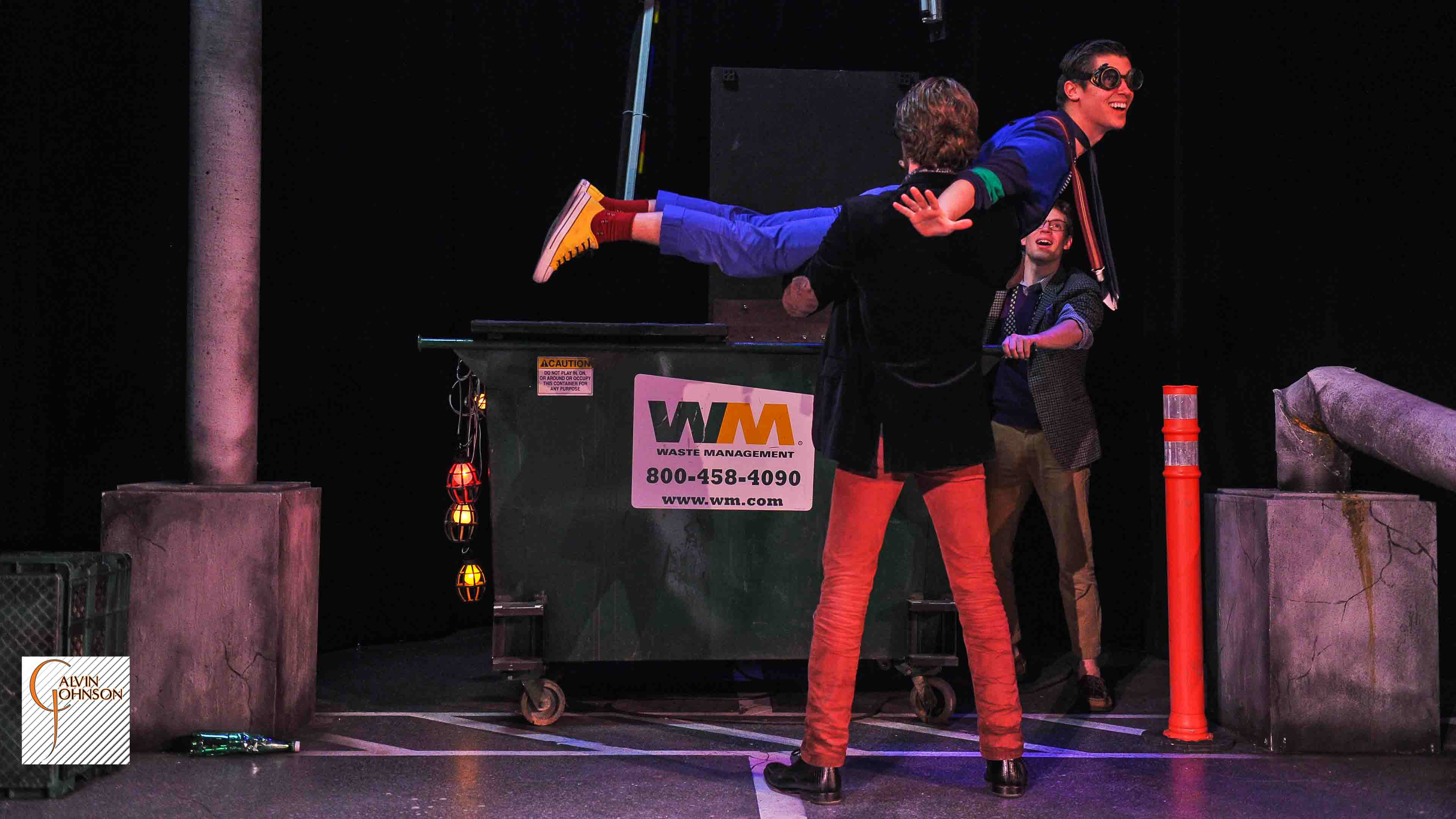 A performance of the "Serpent Woman" at Carnegie Mellon University School of Drama.