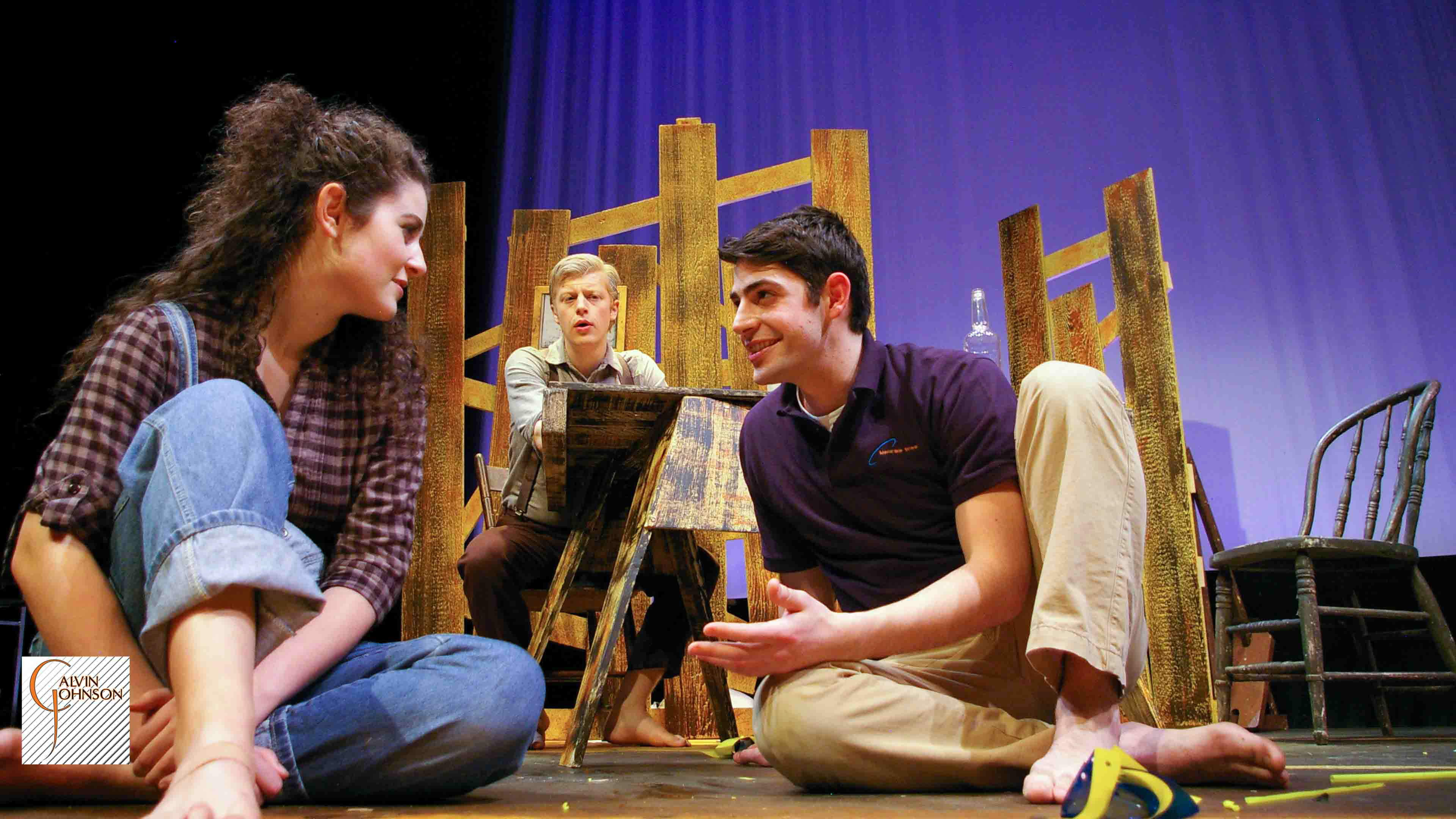 A performance of the play "The Wind Farmer" at Carnegie Mellon University School of Drama.